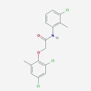 N-(3-chloro-2-methylphenyl)-2-(2,4-dichloro-6-methylphenoxy)acetamide