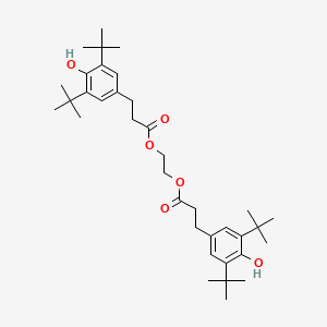 2-{[3-(3,5-DI-Tert-butyl-4-hydroxyphenyl)propanoyl]oxy}ethyl 3-(3,5-DI-tert-butyl-4-hydroxyphenyl)propanoate