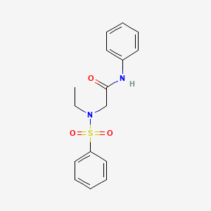 N~2~-ethyl-N~1~-phenyl-N~2~-(phenylsulfonyl)glycinamide