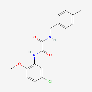 N-(5-chloro-2-methoxyphenyl)-N'-(4-methylbenzyl)ethanediamide