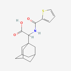 molecular formula C17H21NO3S B4949954 1-adamantyl[(2-thienylcarbonyl)amino]acetic acid CAS No. 346665-45-0