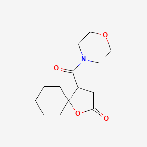 4-(4-morpholinylcarbonyl)-1-oxaspiro[4.5]decan-2-one