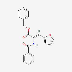 benzyl 2-(benzoylamino)-3-(2-furyl)acrylate