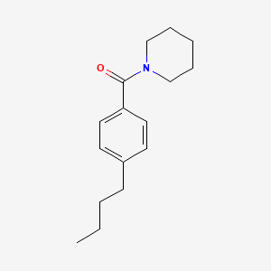 molecular formula C16H23NO B4950074 1-(4-butylbenzoyl)piperidine 