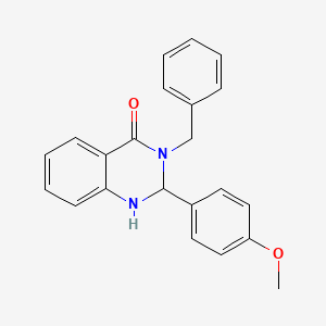 3-benzyl-2-(4-methoxyphenyl)-2,3-dihydro-4(1H)-quinazolinone