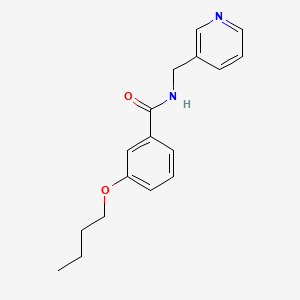 3-butoxy-N-(3-pyridinylmethyl)benzamide