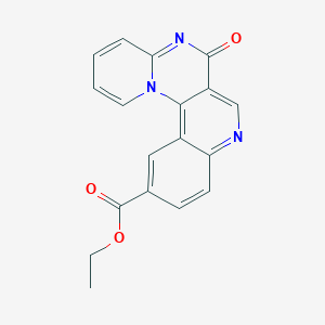 7-Oxo-7H-5,8,12a-triaza-benzo[c]phenanthrene-2-carboxylic acid ethyl ester