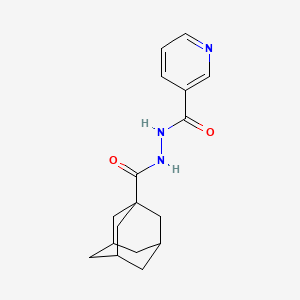 N'-(adamantane-1-carbonyl)pyridine-3-carbohydrazide