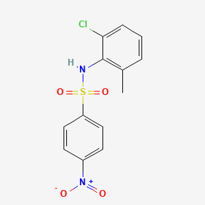 N-(2-chloro-6-methylphenyl)-4-nitrobenzenesulfonamide