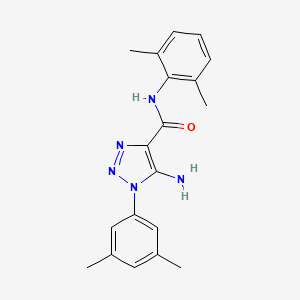 5-amino-N-(2,6-dimethylphenyl)-1-(3,5-dimethylphenyl)-1H-1,2,3-triazole-4-carboxamide