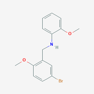 (5-bromo-2-methoxybenzyl)(2-methoxyphenyl)amine