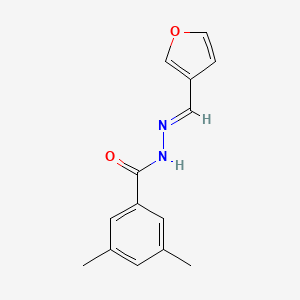 N'-(3-furylmethylene)-3,5-dimethylbenzohydrazide