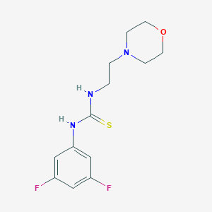 molecular formula C13H17F2N3OS B495036 1-(3,5-Difluorophenyl)-3-[2-(morpholin-4-yl)ethyl]thiourea 