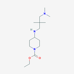 ethyl 4-{[3-(dimethylamino)-2,2-dimethylpropyl]amino}-1-piperidinecarboxylate