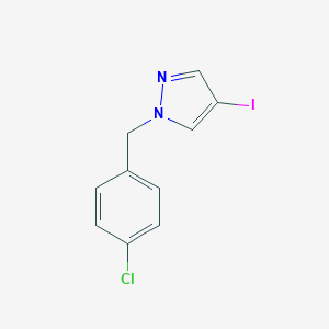 molecular formula C10H8ClIN2 B495051 1-(4-chlorobenzyl)-4-iodo-1H-pyrazole 
