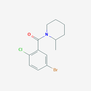 (5-Bromo-2-chlorophenyl)(2-methylpiperidin-1-yl)methanone