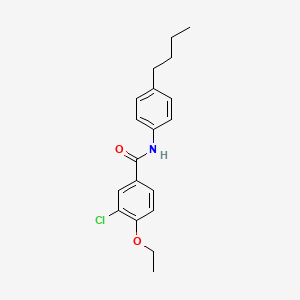 molecular formula C19H22ClNO2 B4950756 N-(4-butylphenyl)-3-chloro-4-ethoxybenzamide 