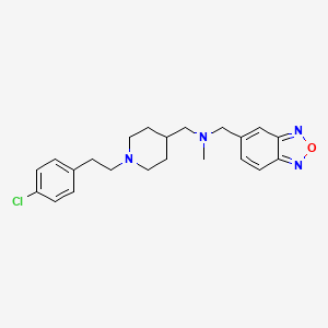 N-(2,1,3-benzoxadiazol-5-ylmethyl)-1-[1-[2-(4-chlorophenyl)ethyl]piperidin-4-yl]-N-methylmethanamine