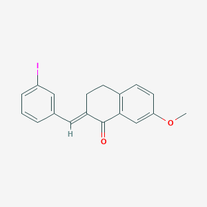 2-(3-iodobenzylidene)-7-methoxy-3,4-dihydro-1(2H)-naphthalenone