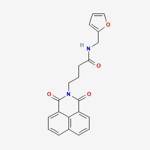 4-(1,3-dioxo-1H-benzo[de]isoquinolin-2(3H)-yl)-N-(furan-2-ylmethyl)butanamide