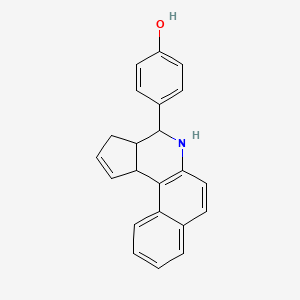 4-(11-Azatetracyclo[8.7.0.02,7.013,17]heptadeca-1(10),2,4,6,8,15-hexaen-12-yl)phenol