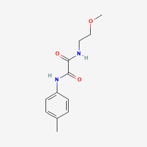 N-(2-methoxyethyl)-N'-(4-methylphenyl)ethanediamide