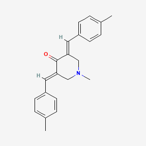 1-methyl-3,5-bis(4-methylbenzylidene)-4-piperidinone