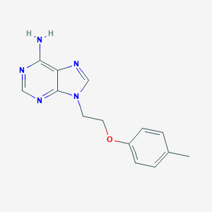 molecular formula C14H15N5O B495106 9-(2-p-Tolyloxy-ethyl)-9H-purin-6-ylamine 