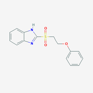 molecular formula C15H14N2O3S B495113 2-(2-苯氧基乙基磺酰基)-1H-苯并咪唑 