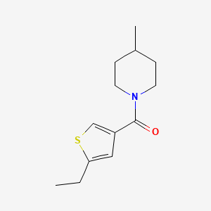 1-[(5-ethyl-3-thienyl)carbonyl]-4-methylpiperidine