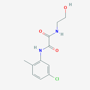 N-(5-chloro-2-methylphenyl)-N'-(2-hydroxyethyl)ethanediamide