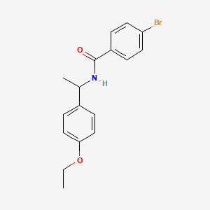 4-bromo-N-[1-(4-ethoxyphenyl)ethyl]benzamide