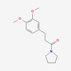 1-[3-(3,4-dimethoxyphenyl)propanoyl]pyrrolidine