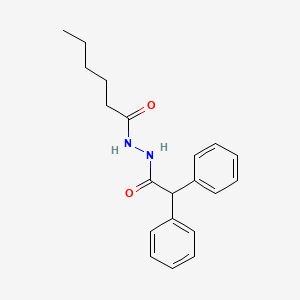 N'-(2,2-diphenylacetyl)hexanehydrazide