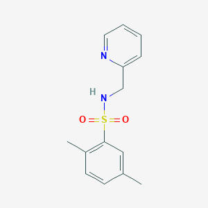 molecular formula C14H16N2O2S B495132 2,5-dimethyl-N-(2-pyridinylmethyl)benzenesulfonamide CAS No. 324775-94-2