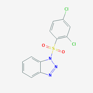 B495139 1-(2,4-Dichlorophenyl)sulfonylbenzotriazole CAS No. 139887-32-4
