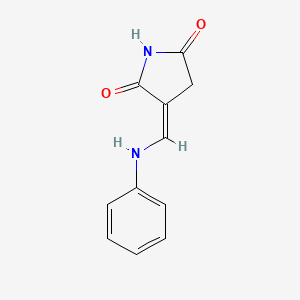 molecular formula C11H10N2O2 B4951443 3-(anilinomethylene)-2,5-pyrrolidinedione 