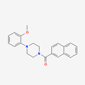 1-(2-methoxyphenyl)-4-(2-naphthoyl)piperazine