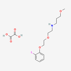 N-{2-[2-(2-iodophenoxy)ethoxy]ethyl}-3-methoxy-1-propanamine oxalate