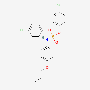 bis(4-chlorophenyl) (4-propoxyphenyl)amidophosphate