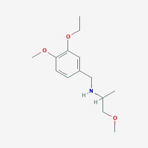 (3-ethoxy-4-methoxybenzyl)(2-methoxy-1-methylethyl)amine