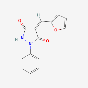 4-(2-furylmethylene)-1-phenyl-3,5-pyrazolidinedione