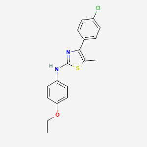 4-(4-chlorophenyl)-N-(4-ethoxyphenyl)-5-methyl-1,3-thiazol-2-amine