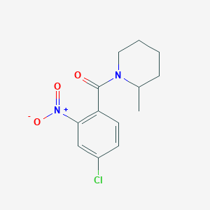 (4-CHLORO-2-NITROPHENYL)(2-METHYLPIPERIDINO)METHANONE