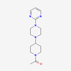 2-[4-(1-acetyl-4-piperidinyl)-1-piperazinyl]pyrimidine