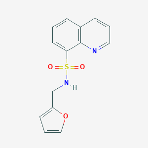 N-(2-furylmethyl)-8-quinolinesulfonamide