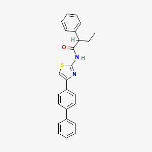 N-[4-(4-biphenylyl)-1,3-thiazol-2-yl]-2-phenylbutanamide