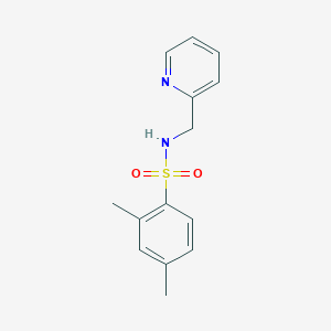 molecular formula C14H16N2O2S B495178 2,4-dimethyl-N-(2-pyridinylmethyl)benzenesulfonamide 