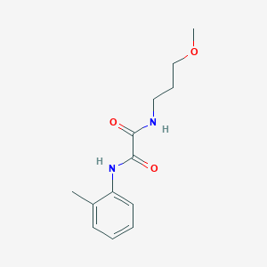 N-(3-methoxypropyl)-N'-(2-methylphenyl)ethanediamide