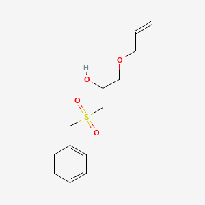 molecular formula C13H18O4S B4951815 1-(allyloxy)-3-(benzylsulfonyl)-2-propanol 